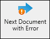 Next Document with Error button