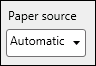 Paper Source drop-down