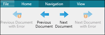 Navigation buttons