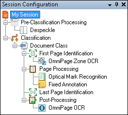 Session Configuration Pane