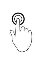 Double press with one finger