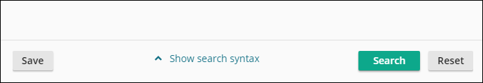 Advanced Search Syntax