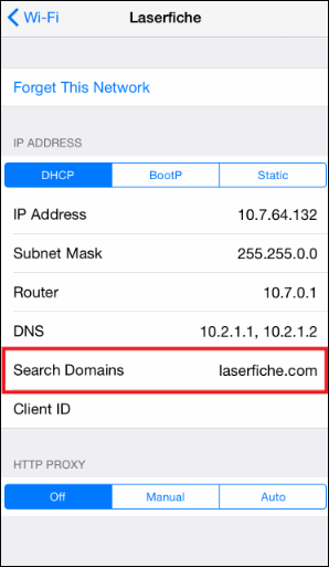 Search Domains