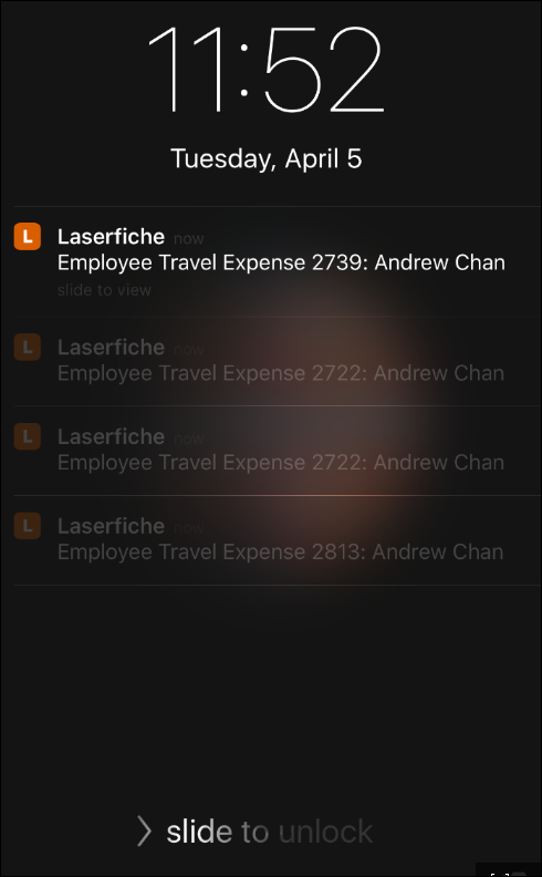 Laserfiche Task Notifications