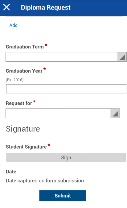 Form Signature