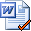 Word Icon with Check