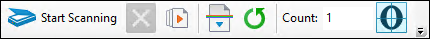 Scanning toolbar