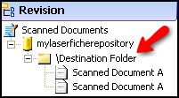 Destination folder