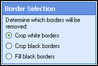 Border Selection section