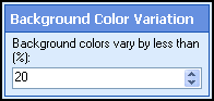 Background Color Variation section