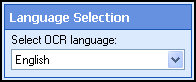 Language Selection section
