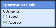 Optimization Style section