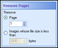 Remove Pages section