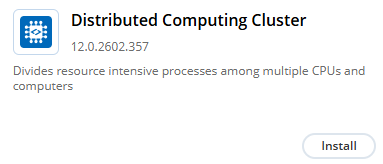 Distributed Computing Cluster in the Laserfiche Installer