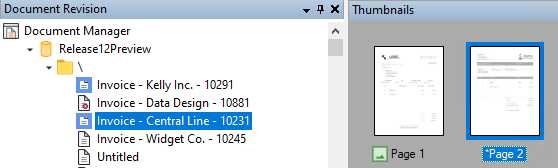 Document and page with bookmark