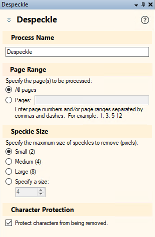 Despeckle