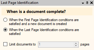 Last Page Identification