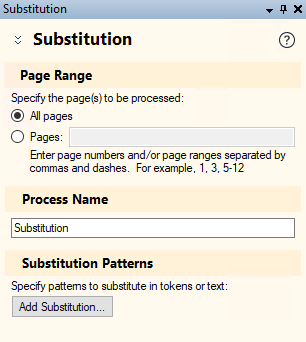 Substitution 