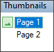 Thumbnails Pane List Mode