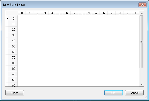 Data Field Editor