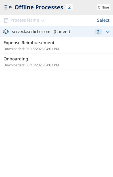Offline Processes