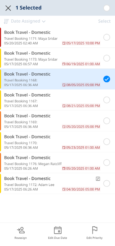 Assign team tasks