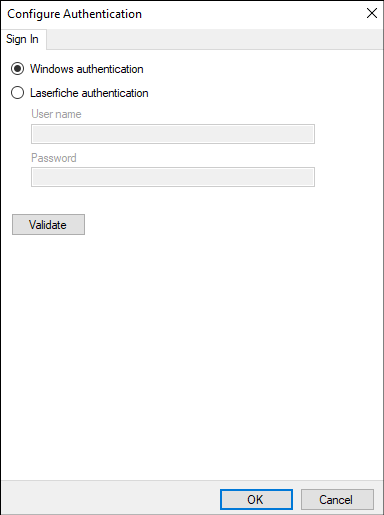 Configure authentication