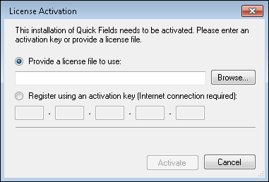License Activation