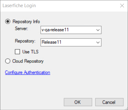 Laserfiche repository Login