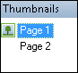 Thumbnails Pane List Mode