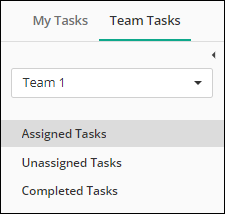 Finding Team Tasks and My Tasks