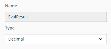 Example of an Output Parameter for Formulas