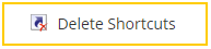 Delete Shortcuts activity