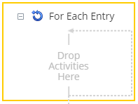 For Each Entry activity
