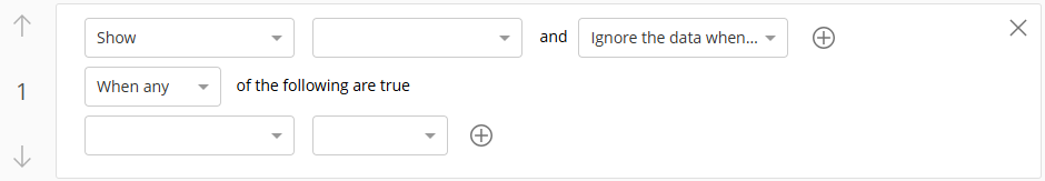 For more complicated field rules, consider using custom JavaScript. Sample field rule