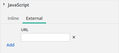 External JS Selector