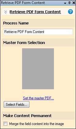 Retrieve PDF Form Content
