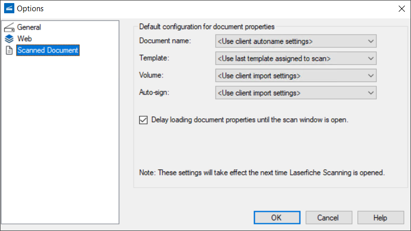 Basic Scanning - Scanned Document Options