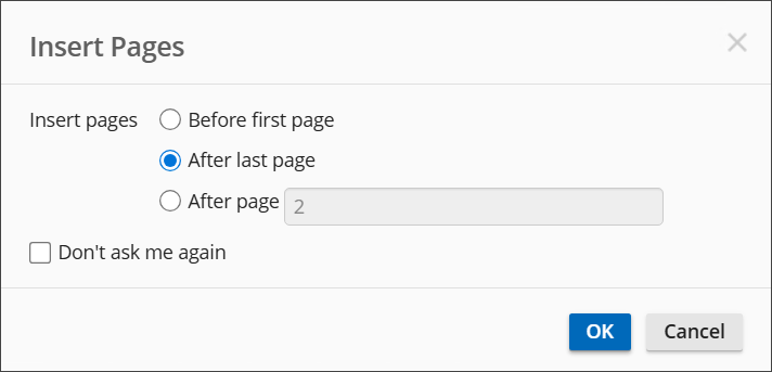 Scanning - Insert Pages Scanning - Insert Pages