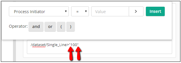 Quotation marks around number that should be removed for numerical comparison.